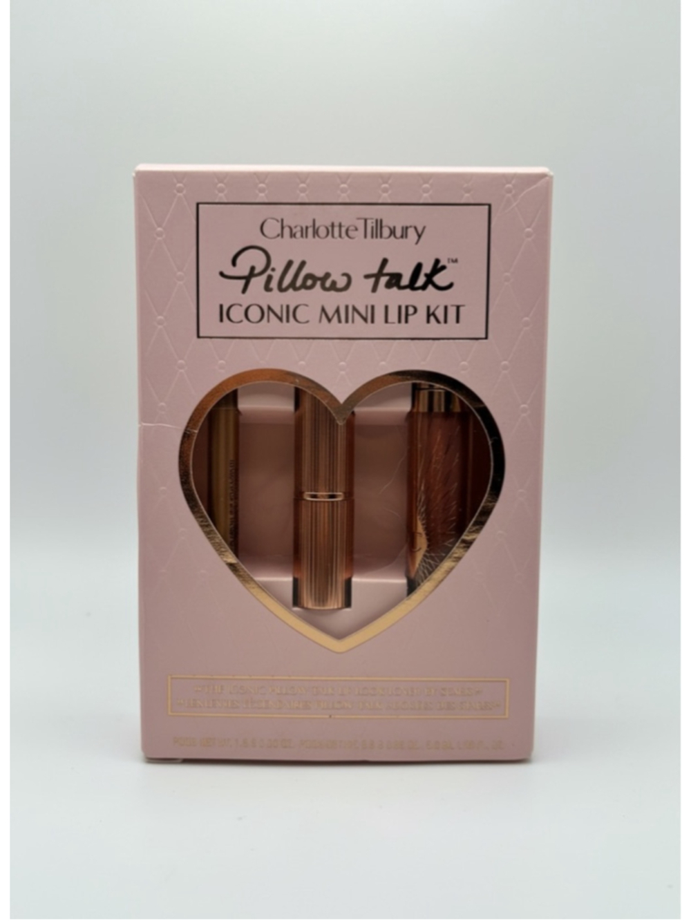 Charlotte Tilbury Pillow Talk Iconic Mini Lip Kit Set New - Picture 2 of 6